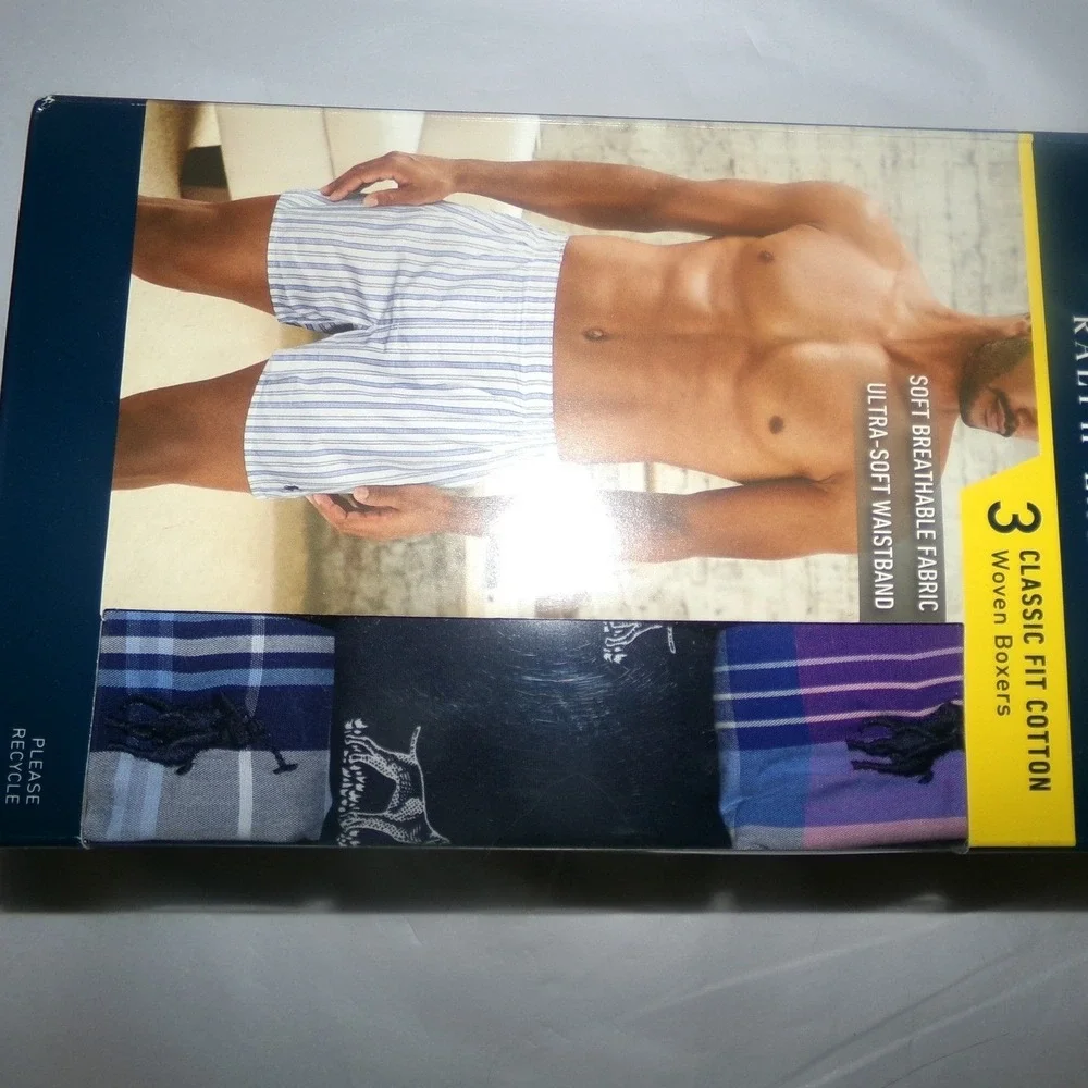 Polo Ralph Lauren 3-Pack WOVEN Boxers~Men's XL 40